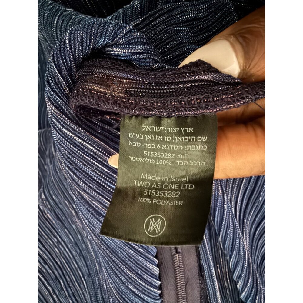 Sabina Musayev Sheer Navy Dress M - Picture 7 of 15